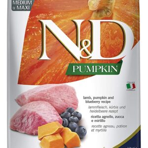 Farmina Natural & Delicious Grain Free Lamb And Blue Berry Puppy Medium & Maxi Dry Food