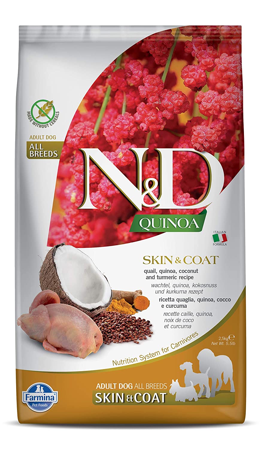 Farmina Grain Free Quinoa Skin & Coat Duck Adult Dog Food