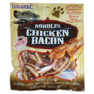 Dogaholic Noodles Chicken Bacon Smoke Dog Treets