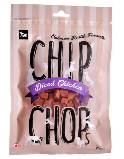Chip Chops Diced Chicken Dog Snacks