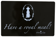 King Of Dogs Place Mat Black