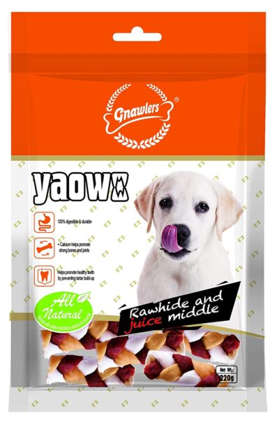 Gnawlers Yaowo Braided Bone 5 Inch