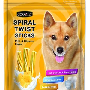 Goodies Spiral Twist Sticks Milk And Cheese