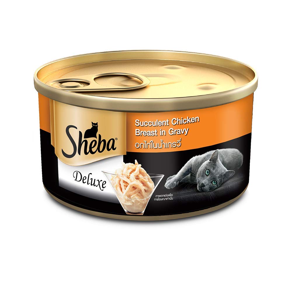 Sheba Succulent Chicken Breast In Gravy Tin