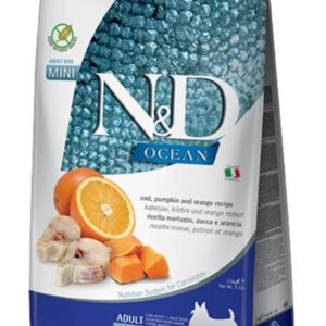 Farmina N&D Grain Free Ocean Fish Pumpkin Orange Mini Adult Dog Food