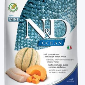 Farmina N&D Grain Free Pumpkin CodFish Cantaloupe Ocean Puppy Mini Dry Food