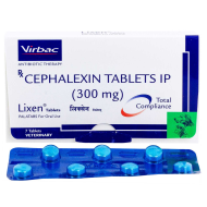 Virbac Lixen Cephalexin Tablets 300mg