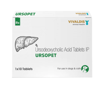 Vivaldis Ursopet Ursodeoxycholic Acid Tablets For Dogs & Cats