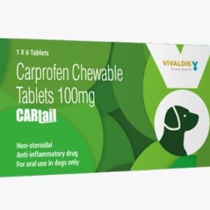 Vivaldis Carprofen Cartail Tablets For Dogs 100 mg