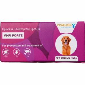 Vivaldis Vi-Fi Forte Fipronil & S-Methoprene Spot On 20-40KG
