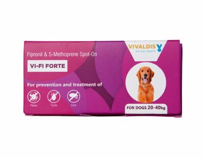 Vivaldis Vi-Fi Forte Fipronil & S-Methoprene Spot On 20-40KG