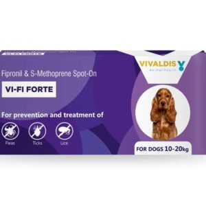 Vivaldis Vi-Fi Forte Fipronil & S-Methoprene Spot On 10-20KG