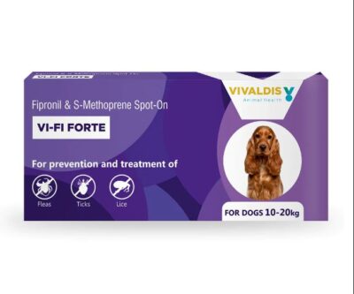 Vivaldis Vi-Fi Forte Fipronil & S-Methoprene Spot On 10-20KG