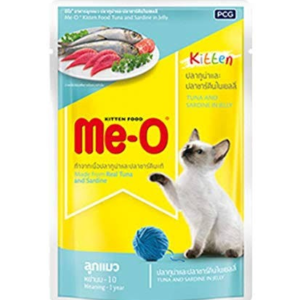 Meo Kitten Tuna And Sardine In Jelly (Pouch)