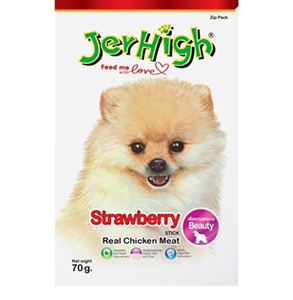 JerHigh Strawberry Dog Treats