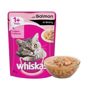 Whiskas With salmon in Gravy (Pouch)