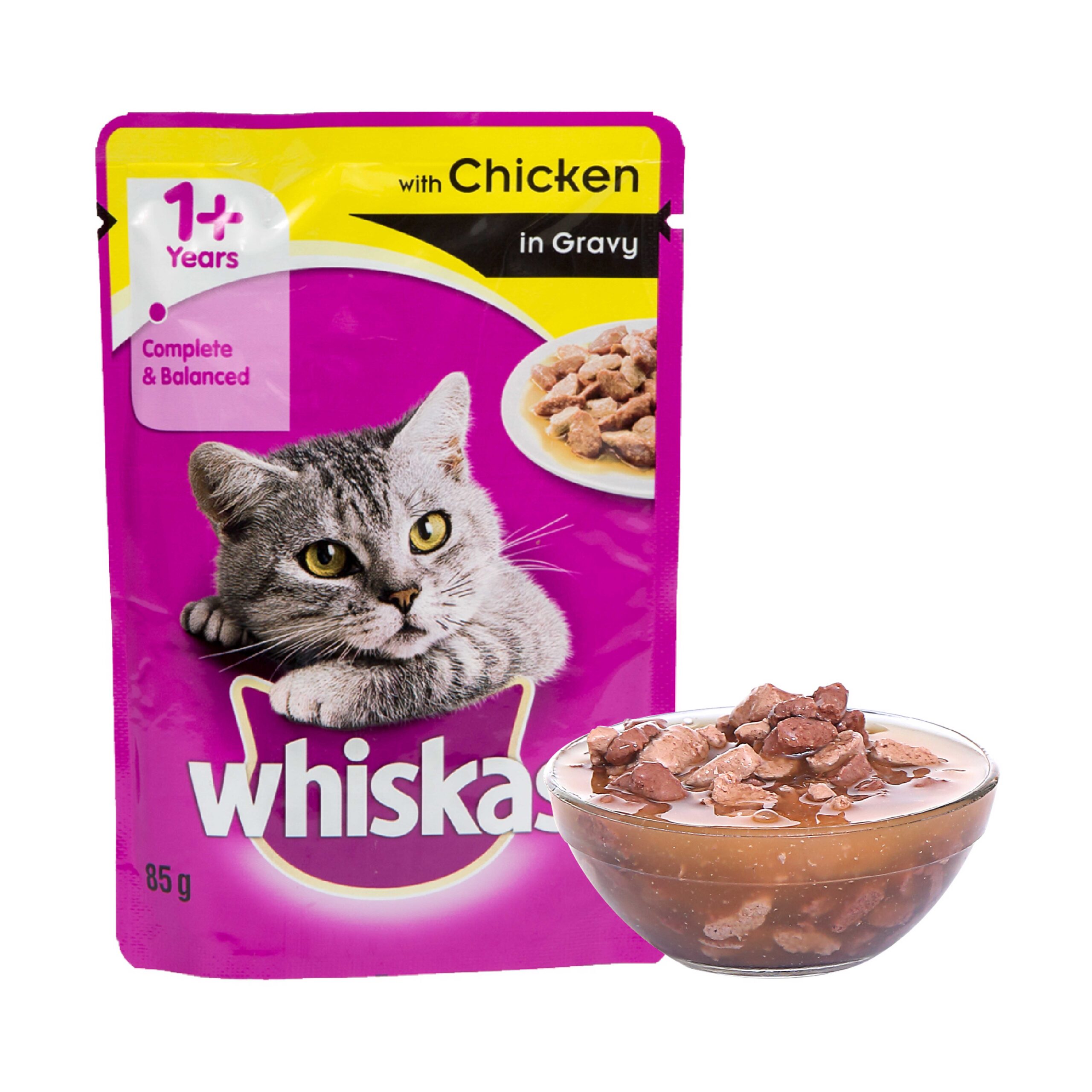 Whiskas With Chicken In Gravy (Pouch)