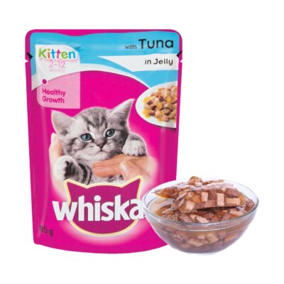 Whiskas Kitten With Tuna In Jelly (Pouch)