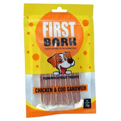 Jerhigh First Bark Chicken & Cod Sandwich