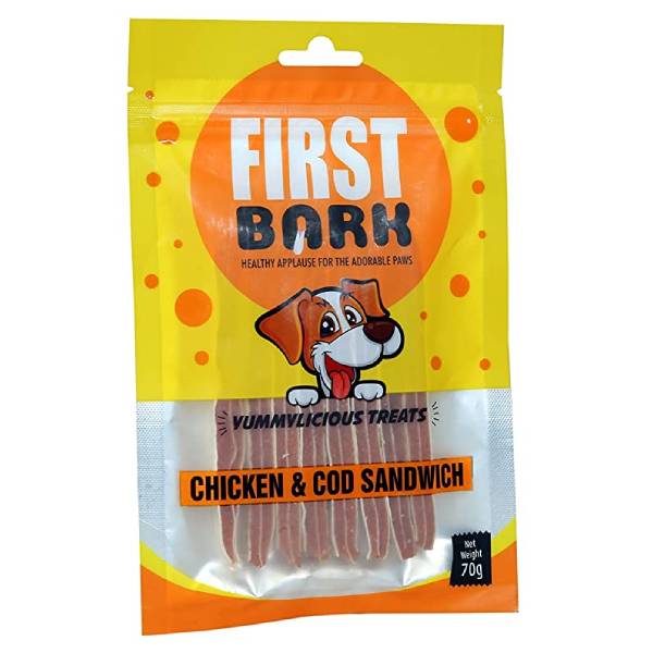 Jerhigh First Bark Chicken & Cod Sandwich