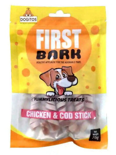 Jerhigh First Bark Chicken & Cod Stick