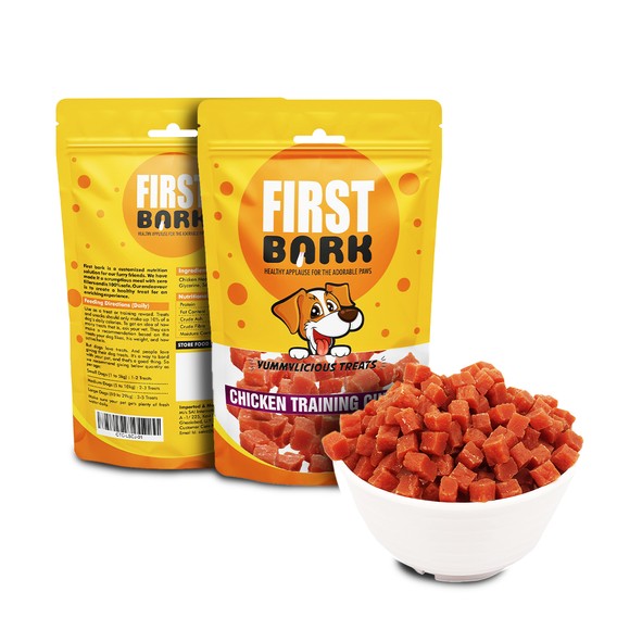 Jerhigh First Bark Chicken Training Cubes