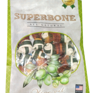 Dogaholic Superbone All Natural Knotted - Olive Oil