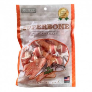 Dogaholic Superbone All Natural Knotted Bone - Salmon Oil