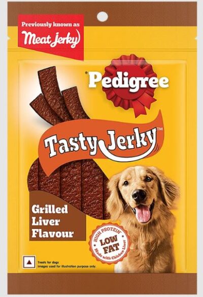 Pedigree Meat Jerky Large Chicken Liver 70gm