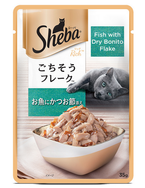 Sheba Dry Bonito Flake Pouch 35gm
