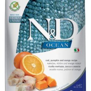 Farmina Dog Oean Adult Pumpkin MED/MAX COD&ORA 12KG