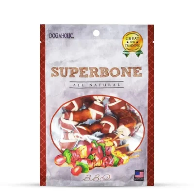 Dogaholic Superbone All Natural Knotted Bone – BBQ