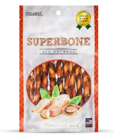 Dogaholic Superbone All Natural Stick – Almond Oil