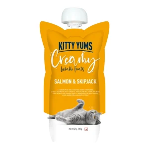 Drools Kitty Yums creamy salmon & skipjack treats 80gm