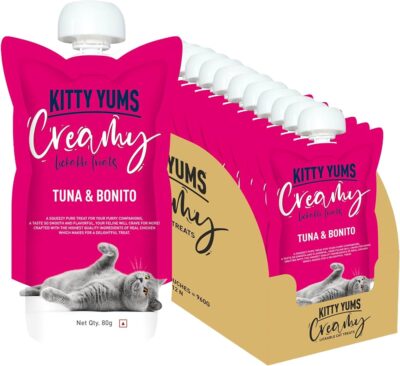 Drools Kitty Yums creamy tuna & bonito treats 80gm