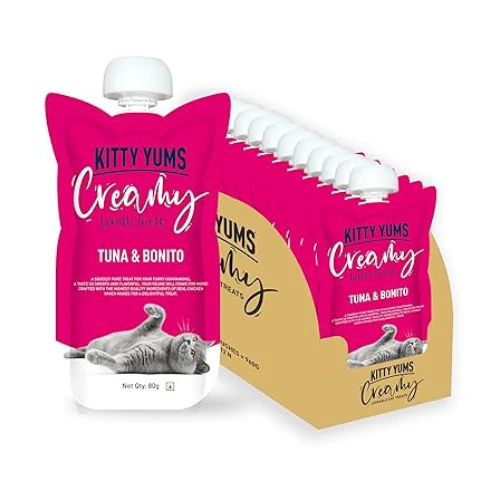 Drools Kitty Yums creamy tuna & bonito treats 80gm
