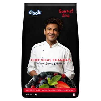 Drools Puppy Vikas Khanna Special Recipe Veg Berry Chicken Dog Dry Food