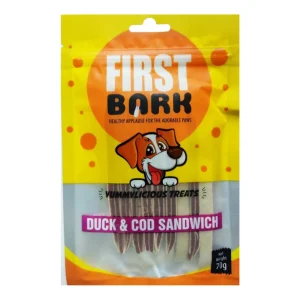 First Bark Yummylicious Treats Duck & Cod Sandwich