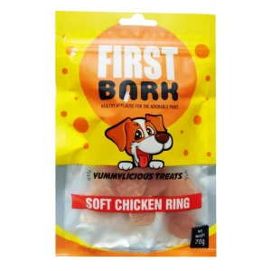 First Bark Yummylicious Treats Soft Chicken Ring