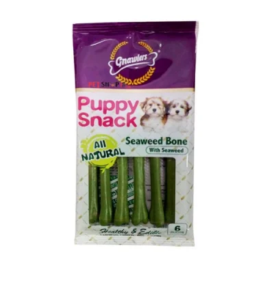 Gnawlers Seaweed Bone Puppy Pouch