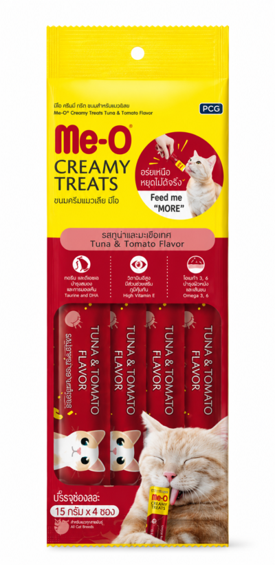 Me-O Adult Tuna & Tomato Creamy Treats 6