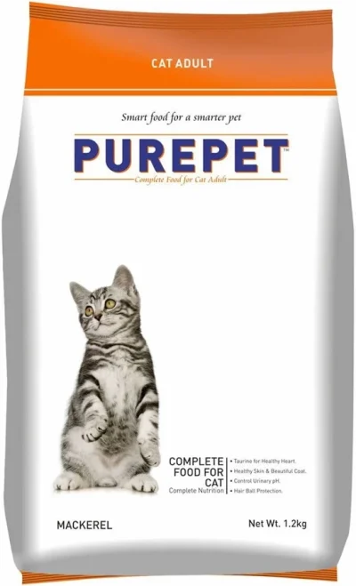 Purepet Adult Cat Mackerel Food