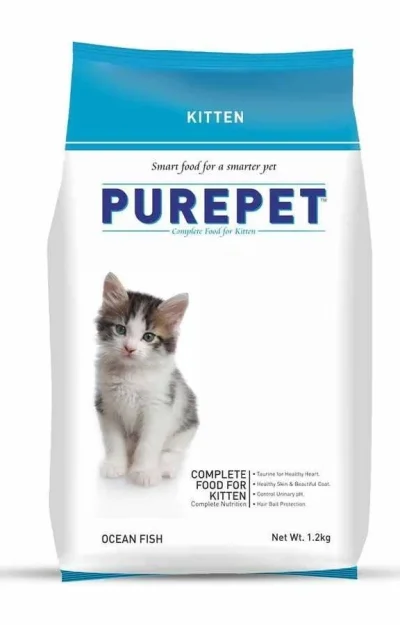 Purepet Kitten Ocean Fish Dry Food