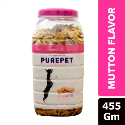 Purepet Real Chicken Mutton Flavor Biscuits