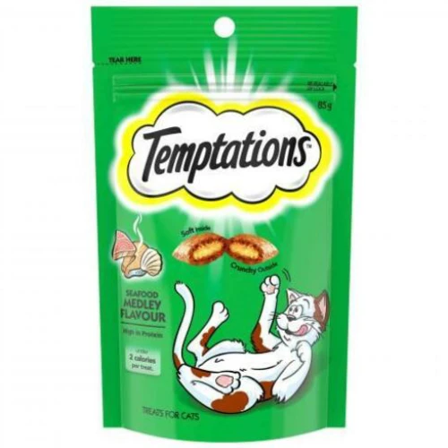 Temptations Seafood Medley Flavour Cat Treats