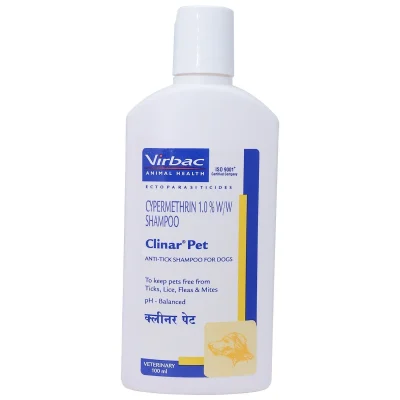 Virbac Cliner Pet Anti-Tick Shampoo For Dogs